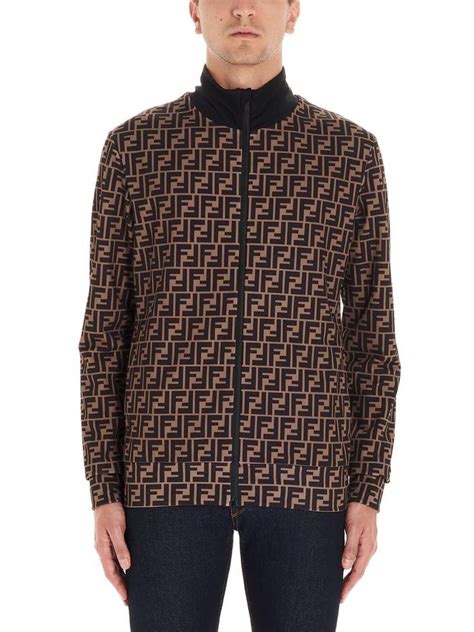 fendi ff all over hoodie|FENDI Hoodies for Men .